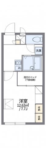 レオパレスアーレンの物件間取画像