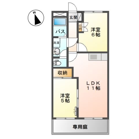 エポックタウンの物件間取画像