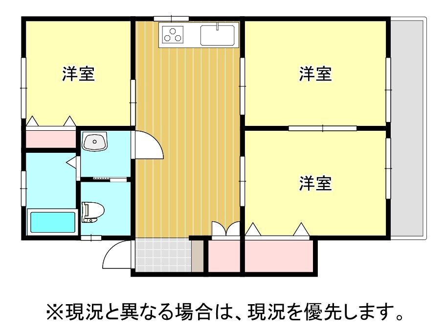 ニューコーポ板谷の物件間取画像