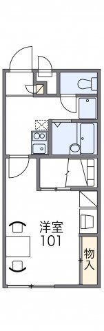 レオパレスＬＩＢＥＲＴＹの物件間取画像