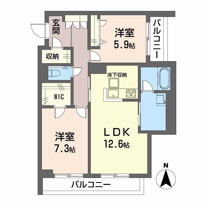 アルビレオの物件間取画像