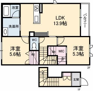 テッラポルトの物件間取画像