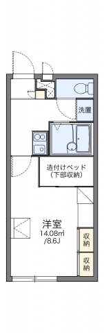 レオパレスヴィルヌーブの物件間取画像