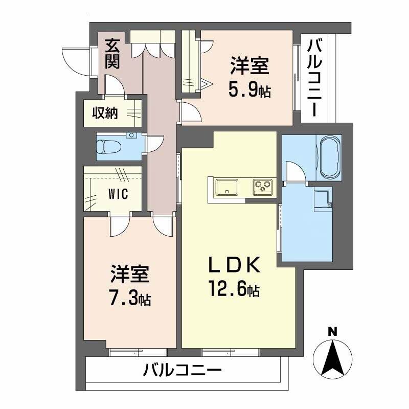 アルビレオの物件間取画像