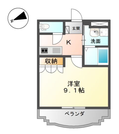 エクシヴ　ボヌールの物件間取画像