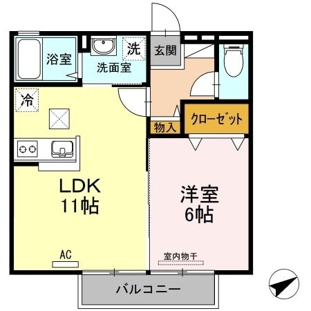 ファルベ　ブルーノの物件間取画像