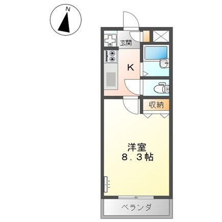 アムールパレスⅡの物件間取画像