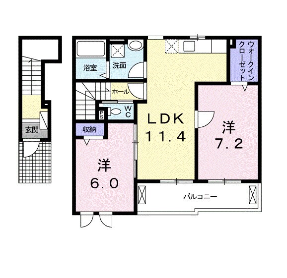 スマイリーの物件間取画像