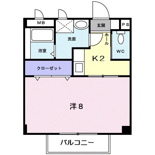 ミレニアムハイツの物件間取画像