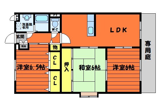 ファミーユSWの物件間取画像