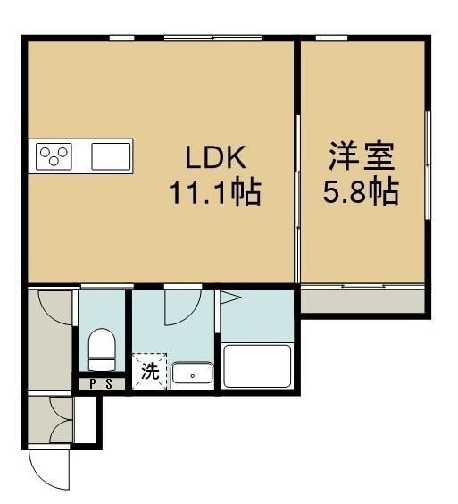 アメリの物件間取画像