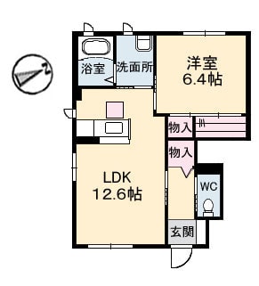 プロスペリーテ　Ｄ棟の物件間取画像