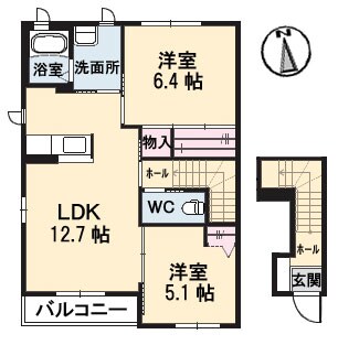 ディオミディアの物件間取画像