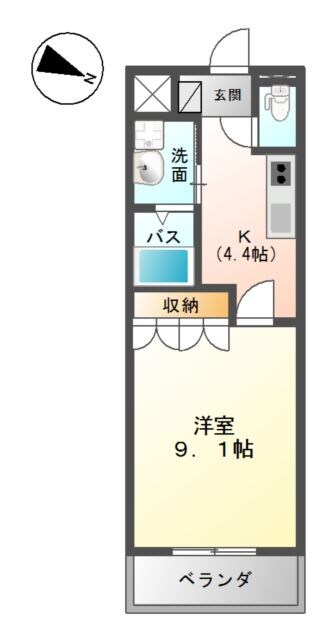 カントリードールの物件間取画像