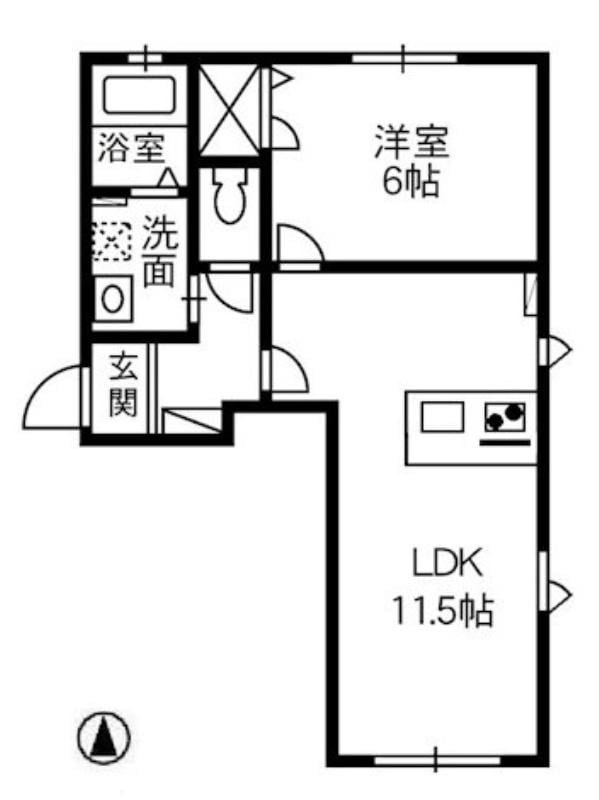 プランドールAの物件間取画像