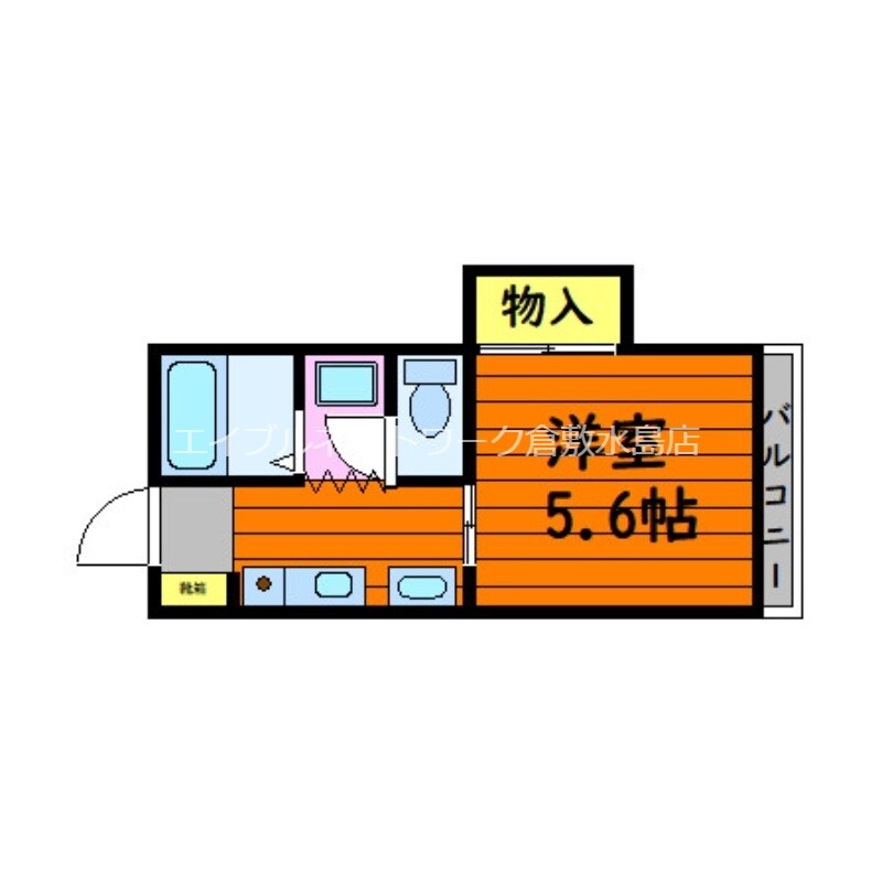 ドミール西口　B棟の物件間取画像