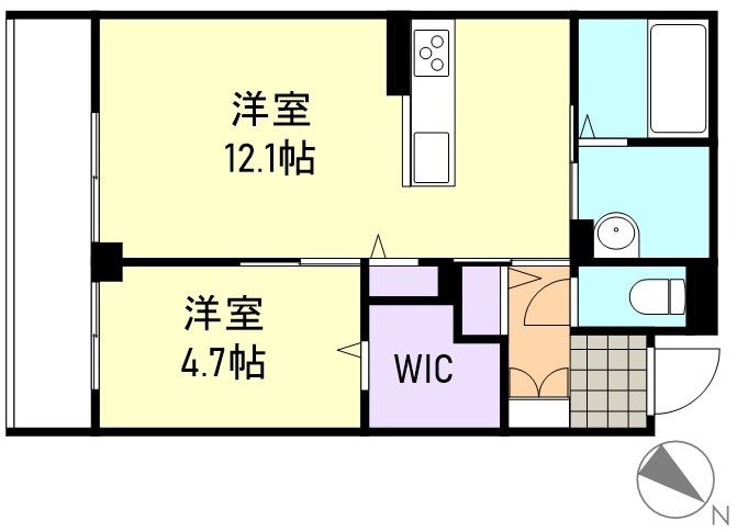 ラヴィータⅡの物件間取画像