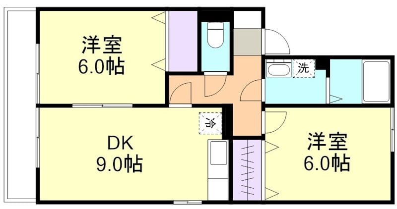 エーア　トベーレ　A棟の物件間取画像