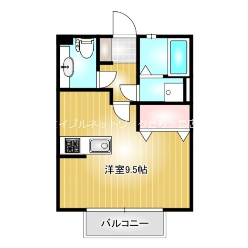 ビューティフルハイム　Ｂ棟の物件間取画像