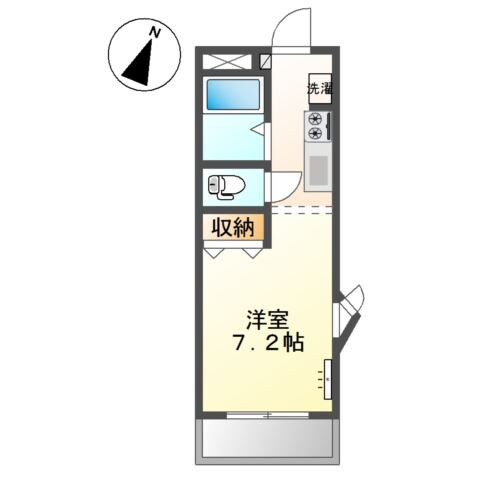 プリティマンションの物件間取画像