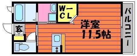 プレイン・パイン　Ａの物件間取画像