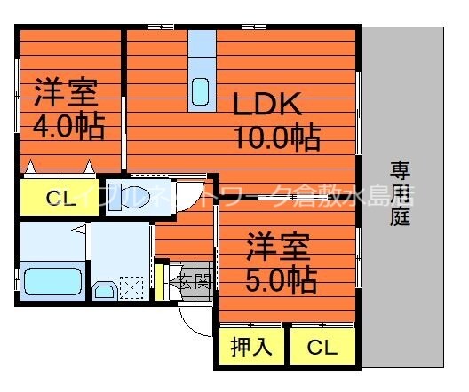 パミドール　G棟の物件間取画像