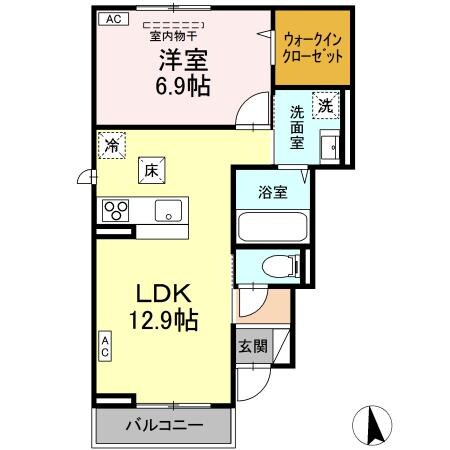 サンライズ安江の物件間取画像