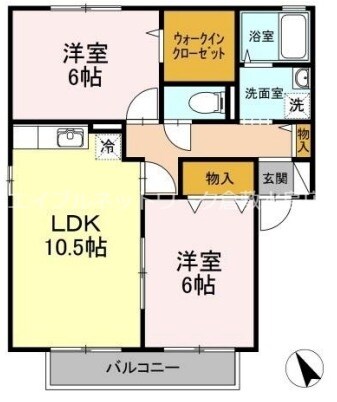 パミドール・ルーチェ　Ｃ棟の物件間取画像