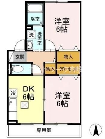 メゾンファミールの物件間取画像