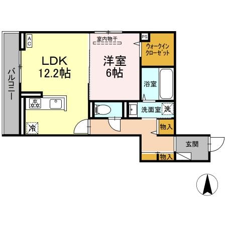 サンメゾン・小池Ａの物件間取画像