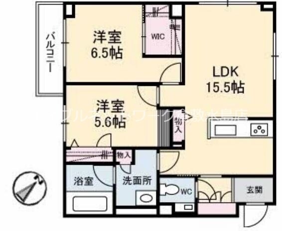 フィル（シャーメゾン・ホテルライク仕様）の物件間取画像