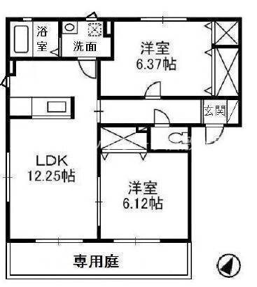 ジョイラックスＢの物件間取画像