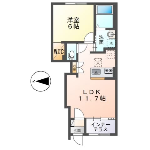 コンフォート　セレッソの物件間取画像