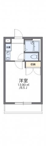 レオパレスヴィラニシオカの物件間取画像