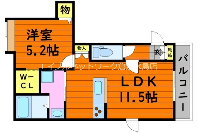 ＴＥＲＲＡＨＯＭＥ ＴＡＭＡＳＨＩＭＡの物件間取画像