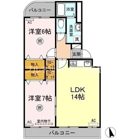 リヴェールの物件間取画像