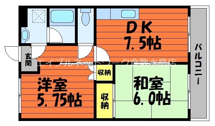 リーベン上成の物件間取画像