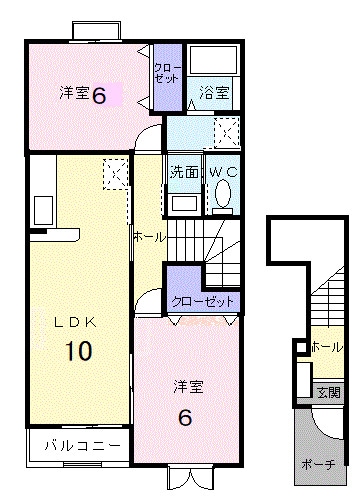 セレッソⅢの物件間取画像