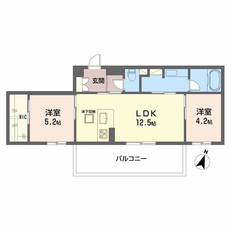 シャーメゾンはしまの物件間取画像