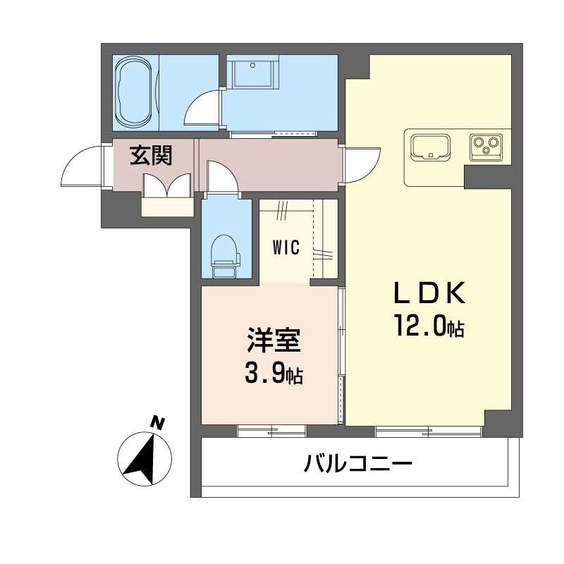 シャーメゾンはしまの物件間取画像