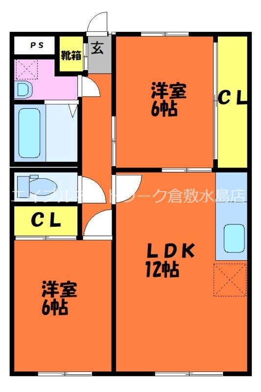 アムールパレスの物件間取画像