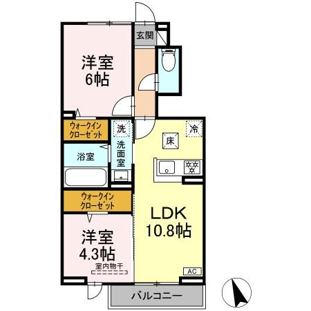 久々原駅 徒歩11分 1階の物件間取画像