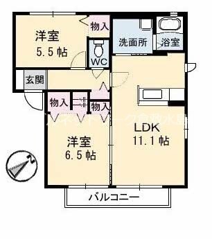 栄駅 徒歩27分 1階の物件間取画像