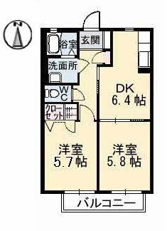 茶屋町駅 徒歩4分 2階の物件間取画像