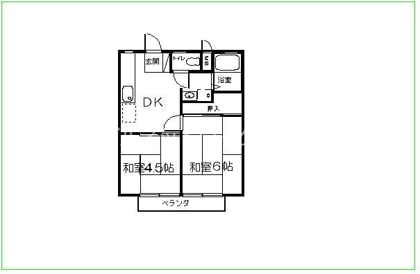 コーポ富井の物件間取画像