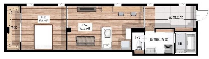 笠岡駅 徒歩35分 1階の物件間取画像