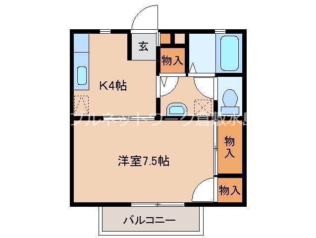 茶屋町駅 徒歩30分 1階の物件間取画像