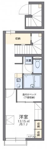 レオパレス花水木玉島の物件間取画像