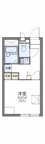 レオパレスアムールソフィアの物件間取画像