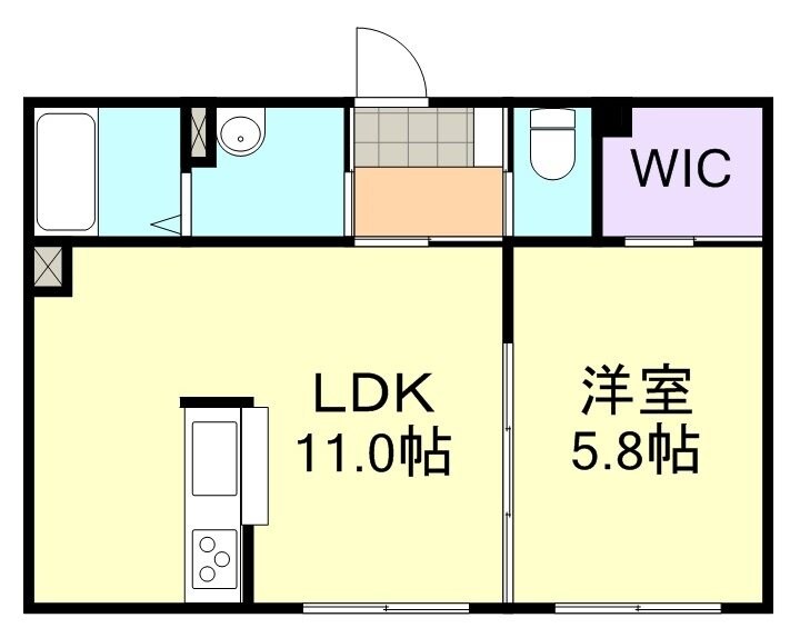 球場前駅 徒歩12分 1階の物件間取画像